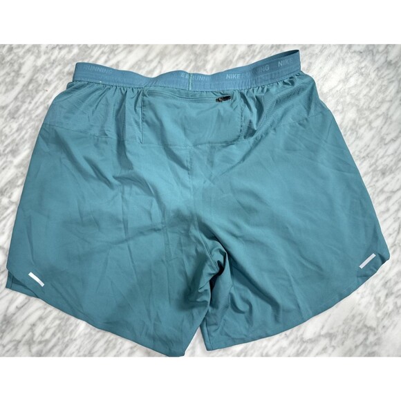 Nike Dri-Fit 7” 2 in 1 Running Shorts Men's Mineral Teal DM4759-379 Large - Picture 5 of 9